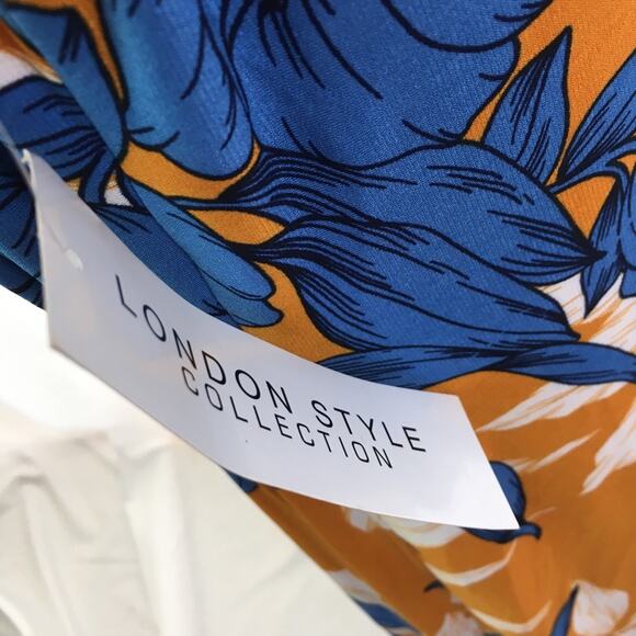 London Style Collection Justine Asymmetric Dress - Picture 10 of 16